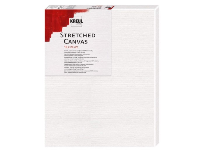 KREUL Stretched Canvas 18 x 24 cm