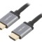 Cablu HDMI 2.0 HDCP, 3m, negru, mufă HDMI din ambele părţi