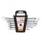 Set chei combinate fixe si inelare, 6 piese, chrome vanadium