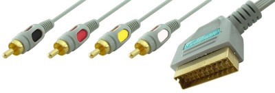 Cablu Scart - 4xRCA tata, lungime 1,2m - 128027 foto
