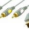 Cablu Scart - 4xRCA tata, lungime 1,2m - 128027