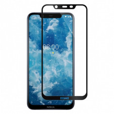 Folie protectie pentru Nokia 8.1 / X7 din sticla securizata full size, negru foto