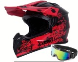 Cumpara ieftin Cască Full Face Moto Cross ATV Enduro Mountain Bike Polycarbonat ABS Mărime S-M - Protecție și Confort