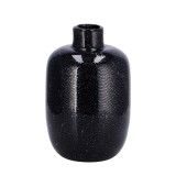 Vaza flori sticla neagra 12 x 19 cm