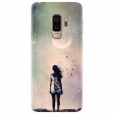 Husa silicon pentru Samsung S9 Plus, Alone Woman Cgi Hd K