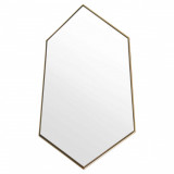 Oglinda decorativa Polygon, Pakoworld, 31x51 cm, PAL melaminat