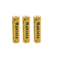 Set trei acumulatori 18650 Li-Ion, 3.7V 12000mAh
