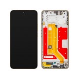 Display cu Touchscreen Honor Magic8 Lite cu Rama Rosu (Reddish Brown) Service Pack 0235ARVF