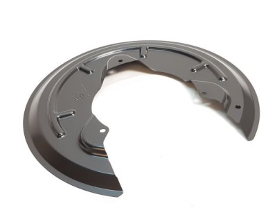 Protectie disc frana Renault Clio 3 (R0/1), Modus (F/Jp0), montare Spate, Stanga=Dreapta, otel galvanizat, RapidAuto foto
