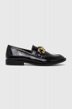 Answear Lab mocasini femei, culoarea negru, cu toc plat