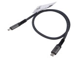 Cablu USB 4.0 USB C 0,5m Goobay negru/gri