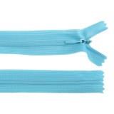 Fermoar ascuns nedetasabil Crisalida, lungime 60 cm, Bleu