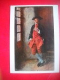 HOPCT 23651 FUMATORUL -ERNEST MEISSONIER 1815-1891 -- RUSIA --MUZEE - CP PICTURA --NECIRCULATAMUNTII