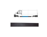 Side molding Citroen Jumper, 2006-2014; Fiat Ducato, 2006-2014; Peugeot Boxer, 2006-2014, partea stanga, gri inchis; lungime 1400, inaltime 190 mm,