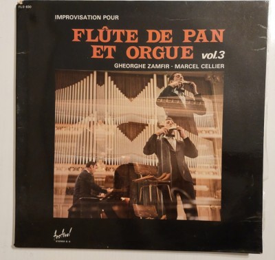 Gheorghe Zamfir, Marcel Cellier &amp;ndash; Improvisation Pour Fl&amp;ucirc;te De Pan Et Orgue foto
