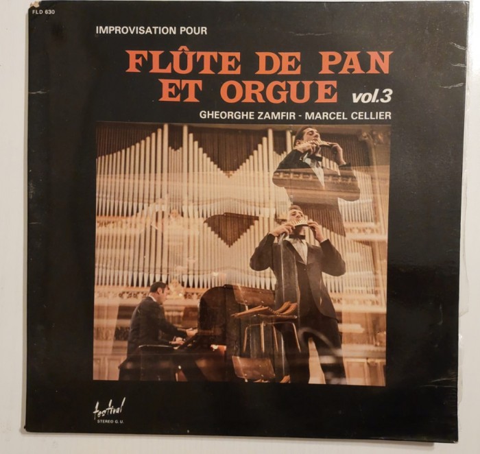 Gheorghe Zamfir, Marcel Cellier &ndash; Improvisation Pour Fl&ucirc;te De Pan Et Orgue