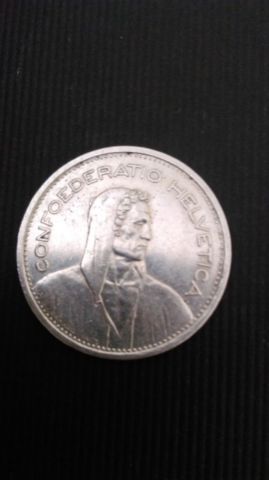 5 FRANCS 1953 ELVETIA