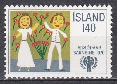 Islanda 1979 - Anul Internațional al Copilului, MNH foto