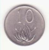 Africa de Sud 10 cenți 1989, ultimul an de batere