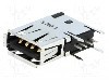 Conector USB A, pentru PCB, TE Connectivity - 292336-1 foto