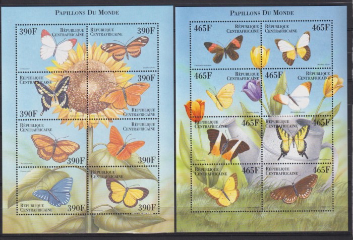 REP CENTRAFRICANA MI.KLEINBOGEN 2363-2378 MNH