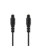 Cablu Audio Optic 1m Toslink tata - Toslink tata 1m negru Nedis