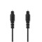 Cablu optic TOSLINK tata - TOSLINK tata 1m negru Nedis