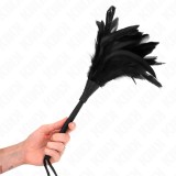Kink Impact &amp; Touch-Black Maids Pene &icirc;n Formă de Corn, 36 cm