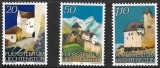 C4041 - Lichtenstein 1986 - Castele 3v. nestampilat ,perfecta stare