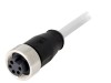 Conector Mama 7/8" 5 Pini HARTING, cu Cablu PVC 1.5m