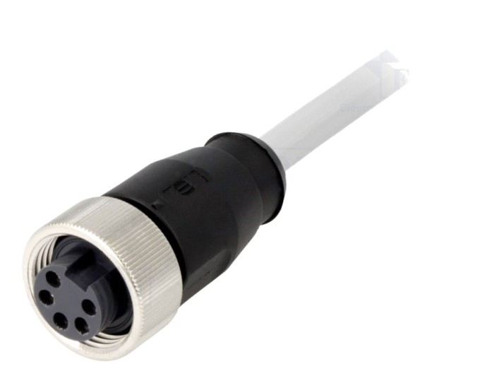 Conector 7/8" mamă 5 pini cu cablu