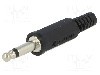 Conector jack, Jack 3,5mm, 2 contacte, tata, LUMBERG - KLS 2 SCHWARZ