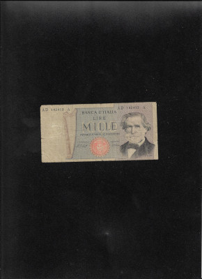 Italia 1000 lire 1969(81) seria142412 foto