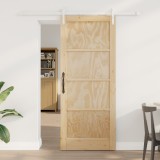 Ușa Culisantă vidaXL cu Set de Accesorii 83x202 cm Lemn Solid de Pin, Ușa Interioară vidaXL &#039;ORKDAL&#039;83x202x4 cm Lemn Solid de Pin