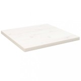 Blat masa lemn masiv pin alb 60x60 cm patrat vidaXL - Blat inlocuire, blat mobilier, top masa