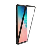 Husa de protectie 360, iPhone X/XS , magnetica cu sticla tempera 9H pe spate, Negru