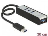 HUB extern 4 porturi USB 3.0, Delock 62534