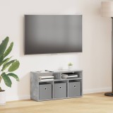 vidaXL Bucătărie joasă cu sertar Gri din beton 72 x 22,5 x 38 cm 8000575