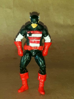 Figurina Captain America, articulatii mobile, &amp;icirc;nălțime 10 cm, jucărie vintage Hasbro Avengers Marvel DC fără scut foto