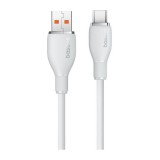 CABLU alimentare si date Baseus Pudding, Fast Charging Data Cable pt. smartphone, USB la USB Type-C 100W, 2m, alb &amp;quot;P10355703221-01&amp;quot; (timbru