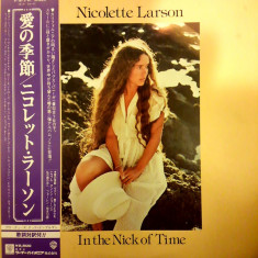 Vinil "Japan Press" Nicolette Larson – In The Nick Of Time (-VG)