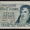 Bancnota 5 PESOS - ARGENTINA, anul ND 1969 * Cod 156 = UNC