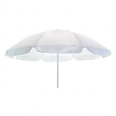 Umbrela de plaja 145 cm, alb, Everestus, UP08SR, metal, poliester, saculet de calatorie inclus foto