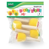 Pensula, set 4 buretei (blister)