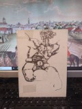 Ernst Neizvestni, pliant, Expoziția de desene, Paris, Galerie Lambert, 1966, 120