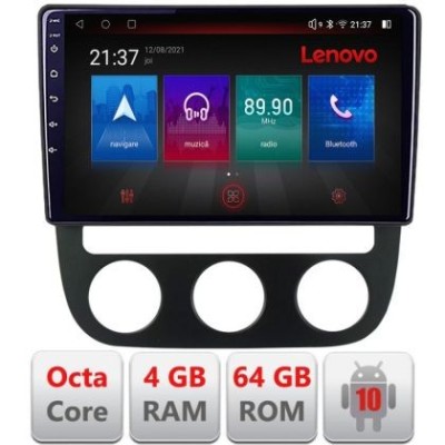 Navigatie VW Golf 5 2004-2010 clima automatica Android radio gps internet Octa Core 4+64 LTE KIT-golf5-automatic+EDT-E510-PRO CarStore Technology foto