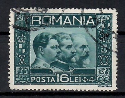 Romania 1931, LP.92 - Efigia celor trei regi, Ștampilat foto