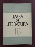 Revista Limba și literatura - Volumul XVI (16) - 1968