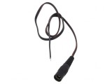Cablu Alimentare DC 5,5/2,1mm 0,25m Negru, WEST POL