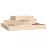 Cumpara ieftin Jardiniera, 83x83x27 cm, lemn masiv de pin